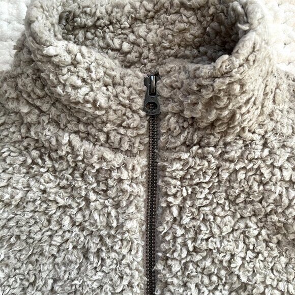 NWT Dylan Teddy Sherpa Pullover (Beige) XS - Picture 4 of 9